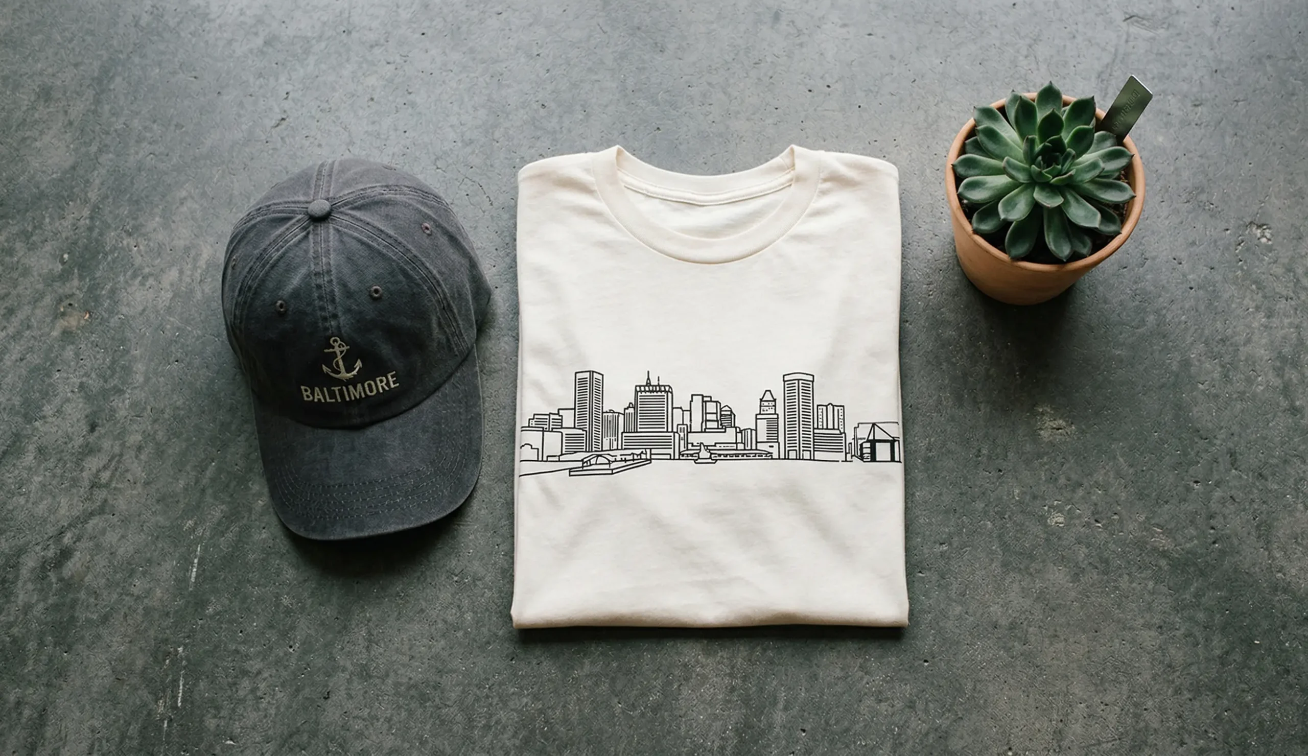 Feature image for blog post ‘What Defines a Modern Streetwear Brand’ showing Baltimore-inspired streetwear apparel from BEL LLC.